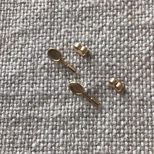 Tennis Racket And Arrow Earrings